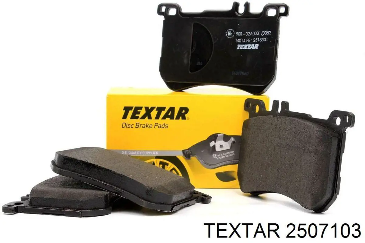 Pastillas de freno traseras 2507103 Textar