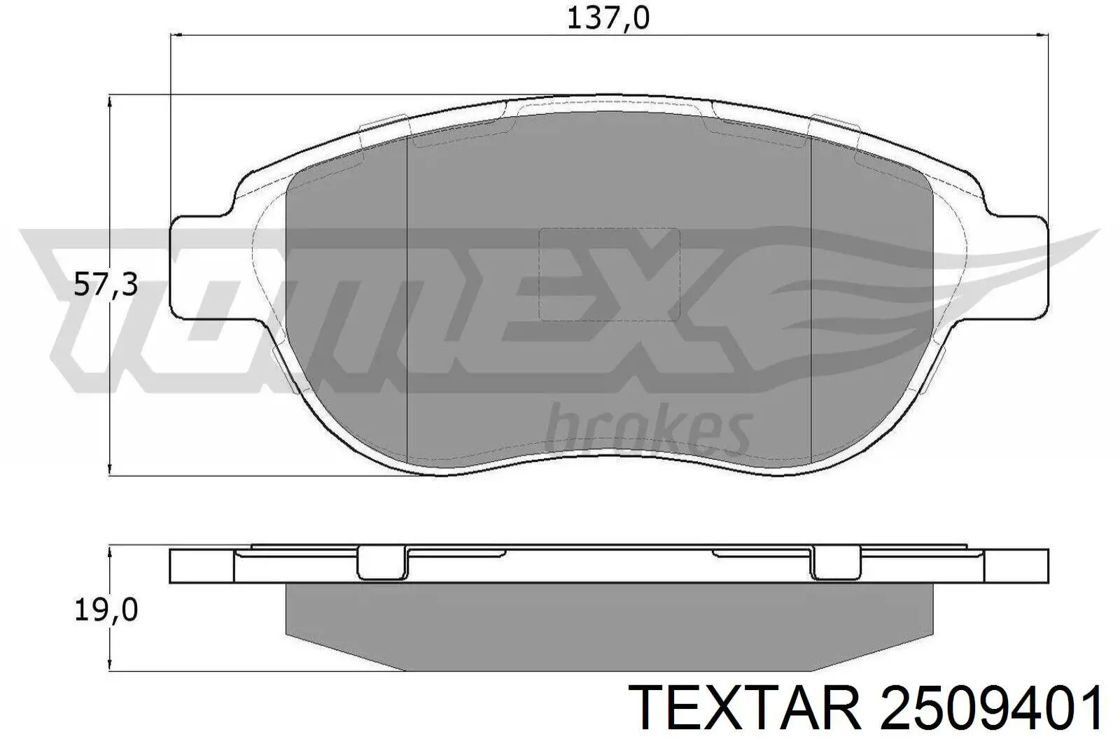 Pastillas de freno delanteras Citroen C3 1 FC