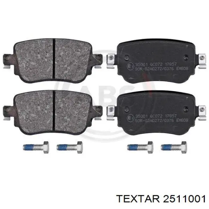 Pastillas traseras de freno Textar 2511001 precio, desde 28,63 EUR