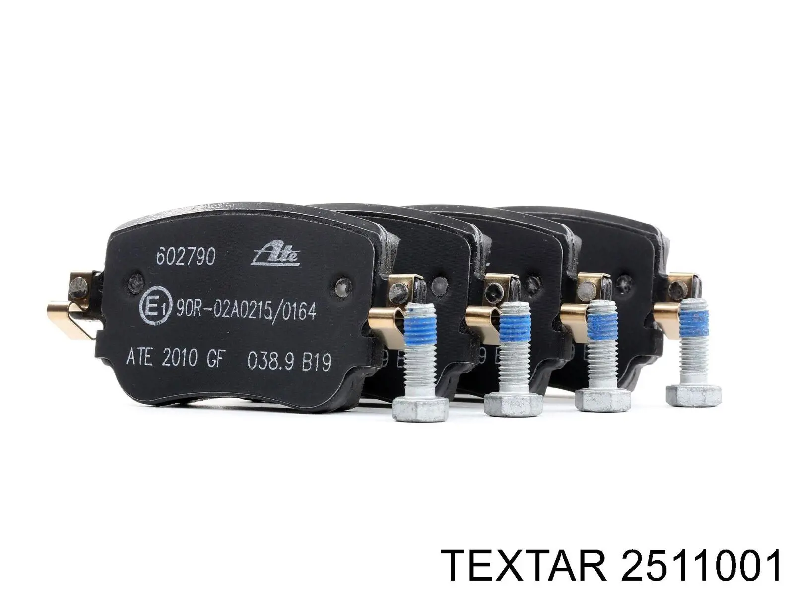 Pastillas de freno traseras 2511001 Textar