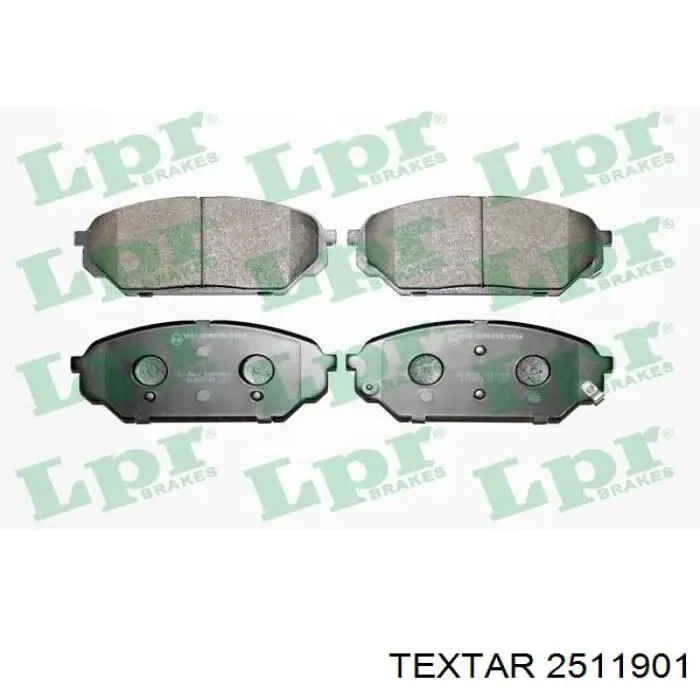 Comprar 2511901 Textar Pastillas delanteras de freno