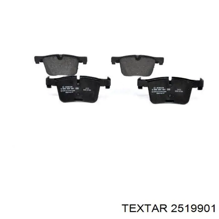 Pastillas freno delanteras Textar 2519901 precio, desde 47,49 EUR