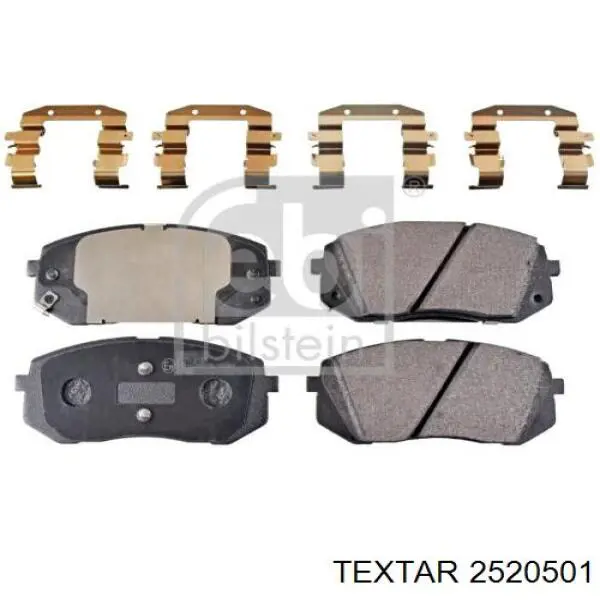 Pastillas de freno 2520501 Textar