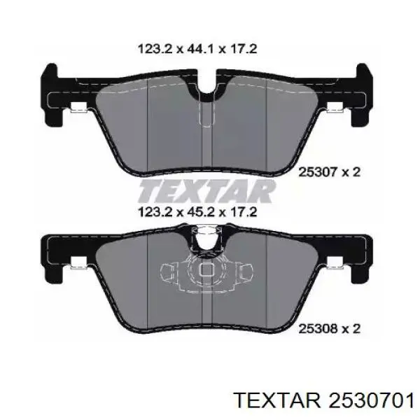 Pastillas traseras de freno Textar 2530701 precio, desde 25,03 EUR