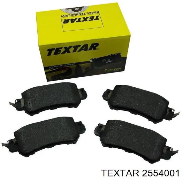 2554001 Textar pastillas de freno traseras