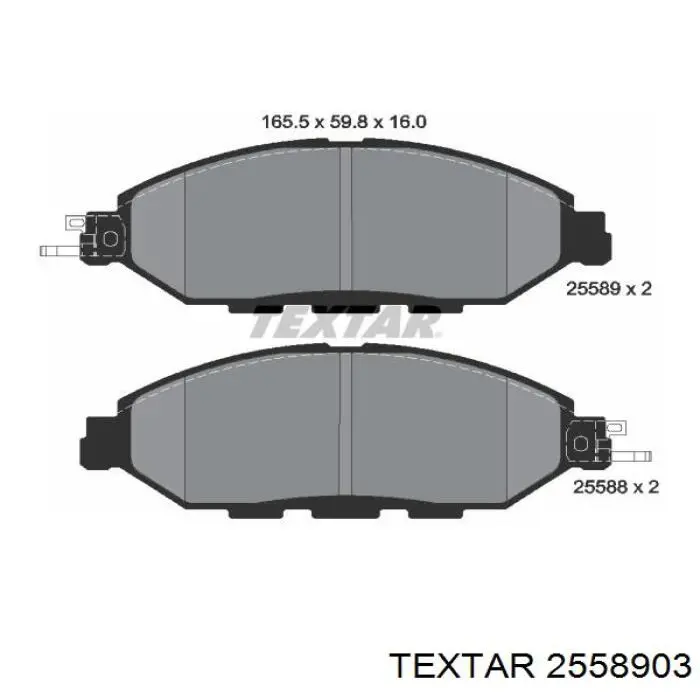 Comprar 2558903 Textar Pastillas delanteras de freno