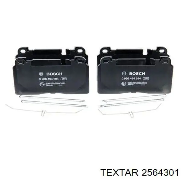Pastillas freno delanteras Textar 2564301 precio, desde 39,80 EUR