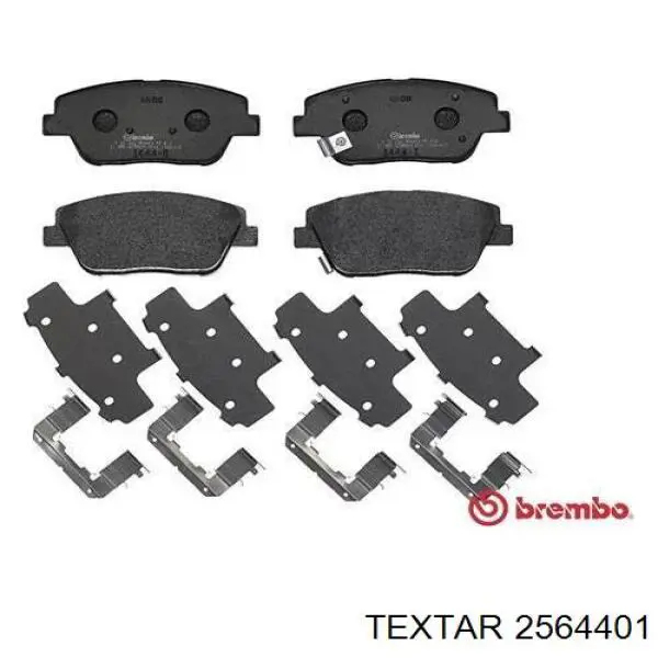 Pastillas de freno 2564401 Textar