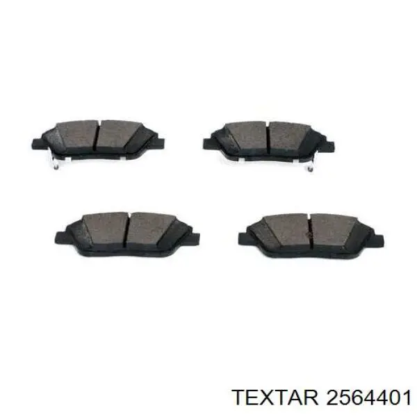 Pastillas de freno delanteras Textar 2564401