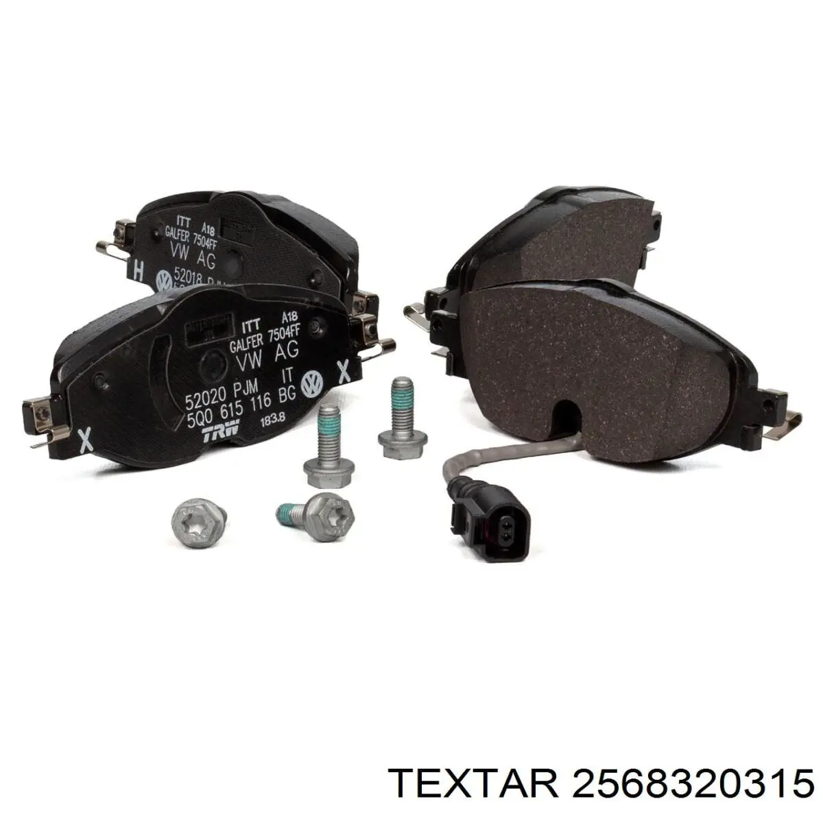 Pastillas de freno delanteras Volkswagen Tiguan 1 5N1, 5N2