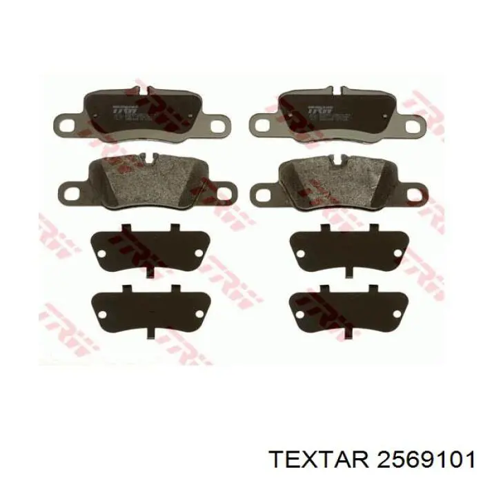 256911601 Zimmermann Pastillas freno traseras
