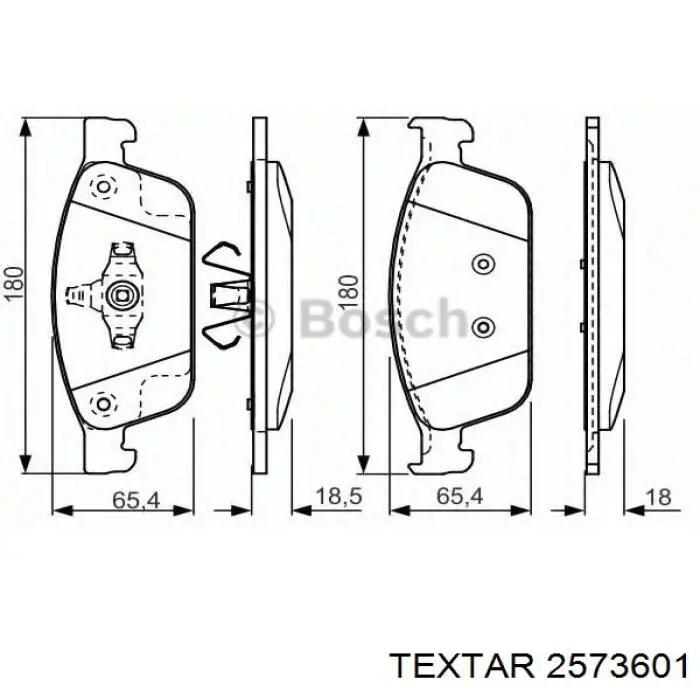 Pastillas de freno delanteras Ford Focus 3 CB8
