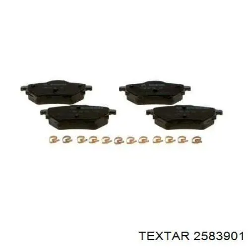 Comprar 2583901 Textar Pastillas de freno traseras
