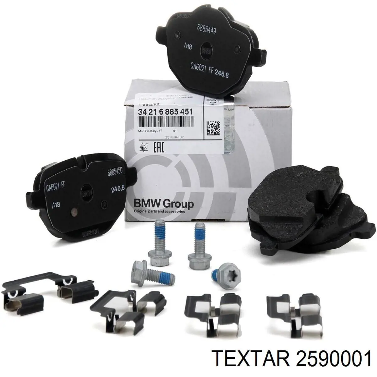 Pastillas de freno 2590001 Textar