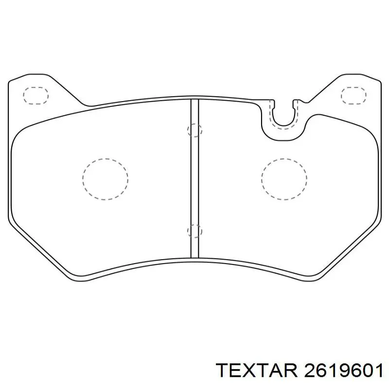 2619601 Textar pastillas de freno delanteras