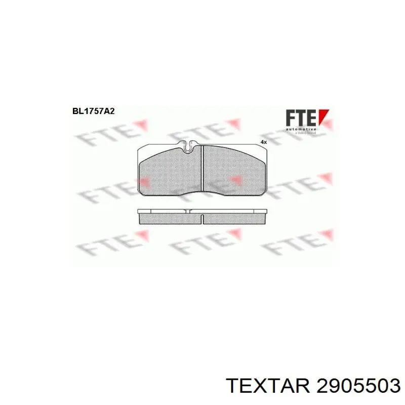 3.96407 Diesel Technic pastillas de freno delanteras