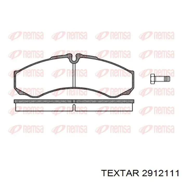 Comprar 2912111 Textar Pastillas delanteras de freno