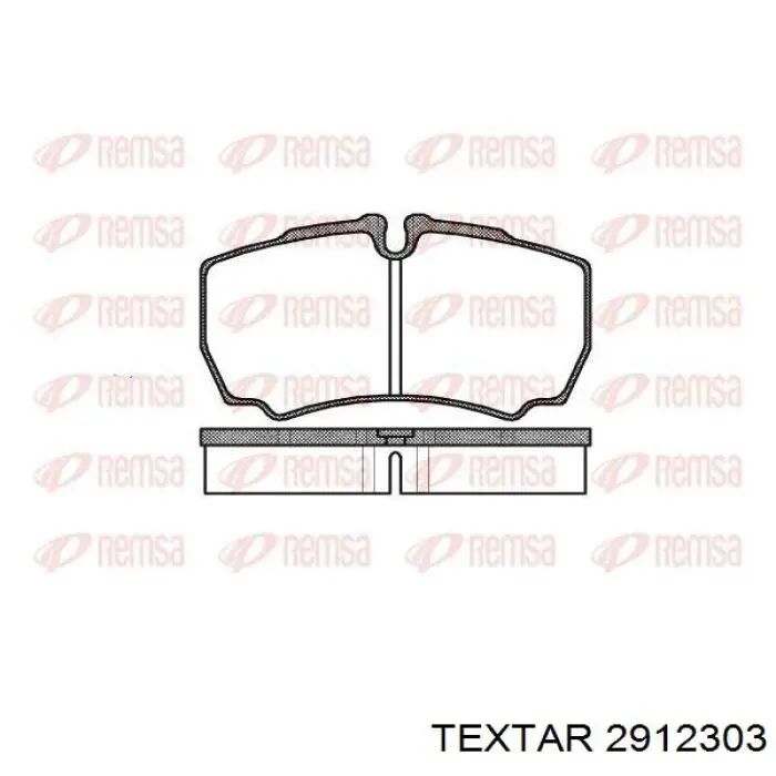 Comprar 2912303 Textar Pastillas de freno traseras