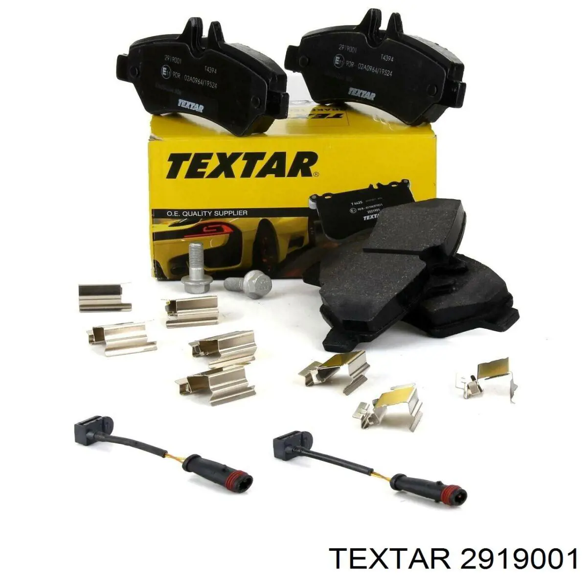 Pastillas de freno traseras 2919001 Textar