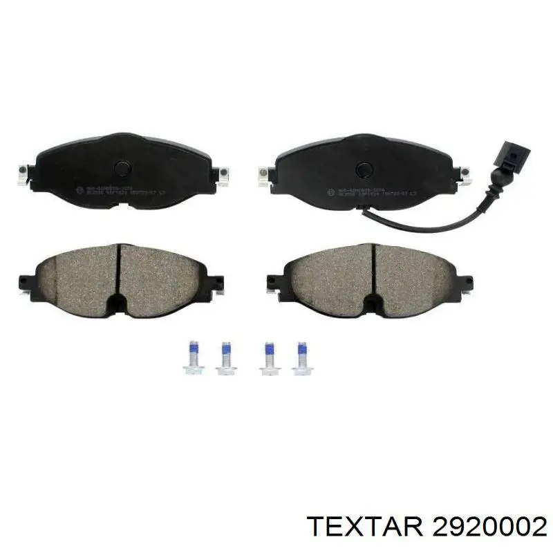 Pastillas de freno 2920002 Textar
