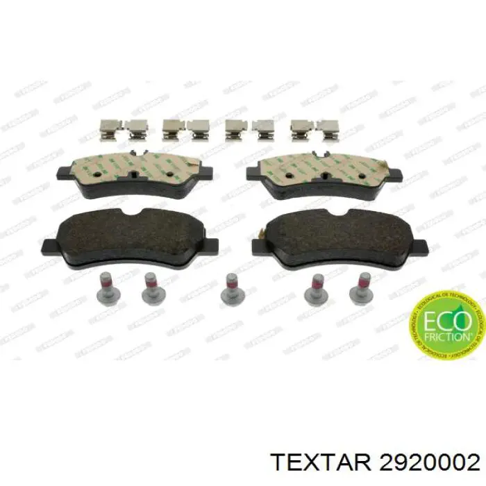 Pastillas freno delanteras Textar 2920002 precio, desde 34,55 EUR