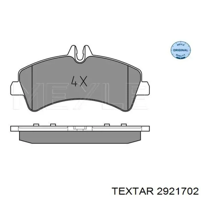 Pastillas traseras de freno Textar 2921702 precio, desde 30,03 EUR