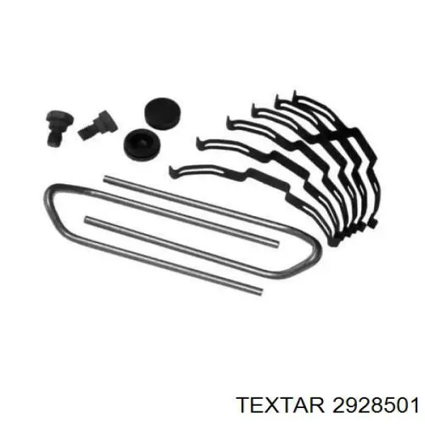 2928501 Textar pastillas de freno delanteras