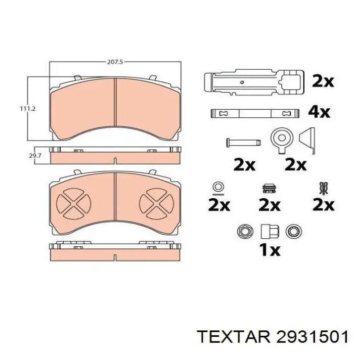 Comprar 2931509560 Jurid/Bendix Pastillas delanteras de freno