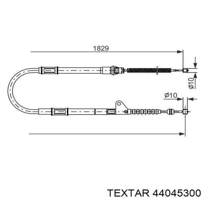 Comprar 2001594 Beca Cables Cable de freno de mano trasero derecho/izquierdo