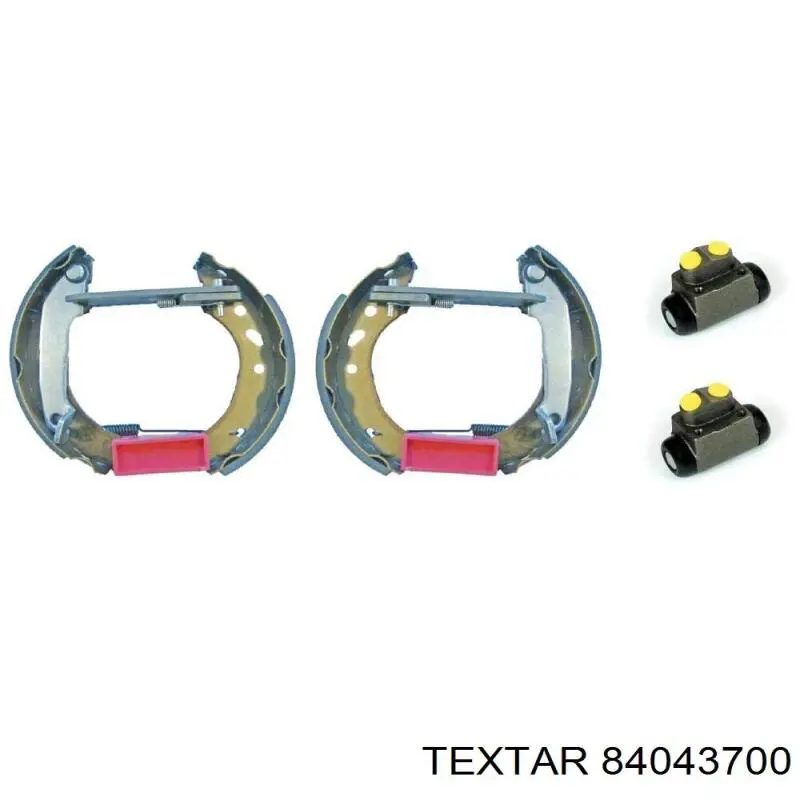 Pastillas de freno de mano Ford 6500946
