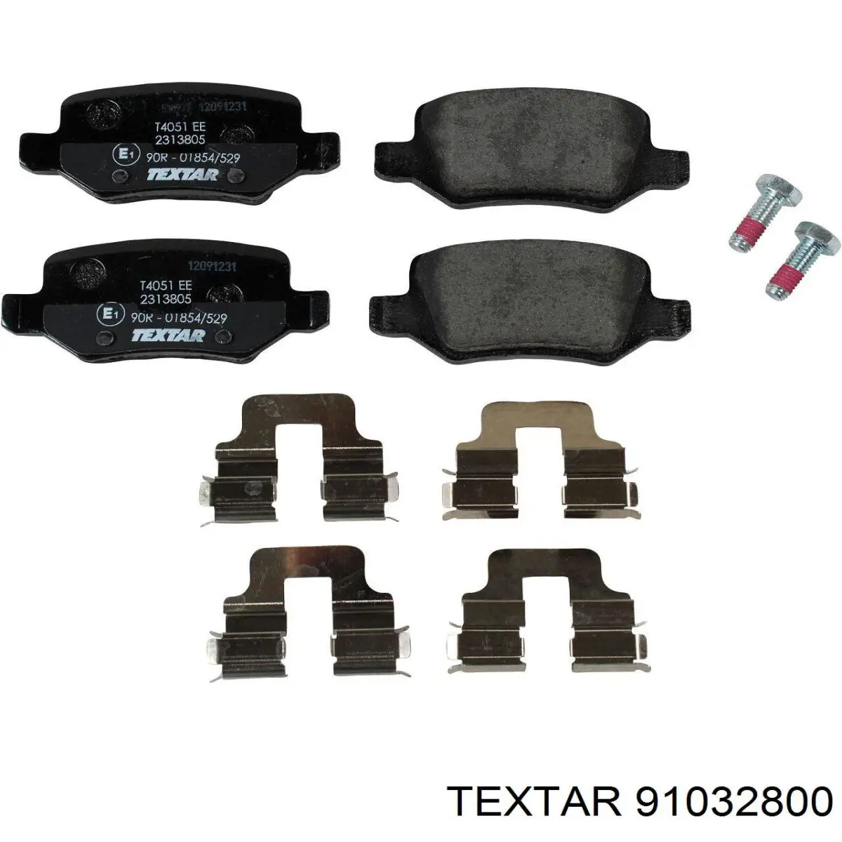 Juego de zapatas de frenos, freno de estacionamiento Mercedes E C124