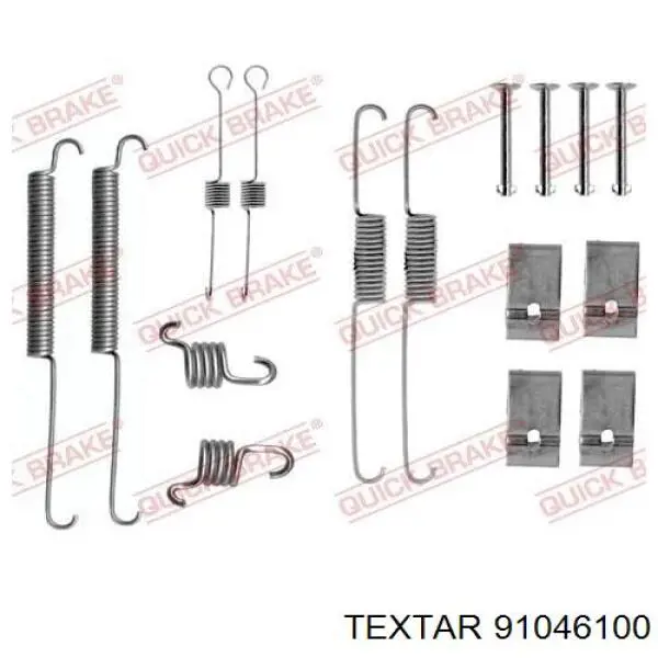 91046100 Textar zapatas de frenos de tambor traseras