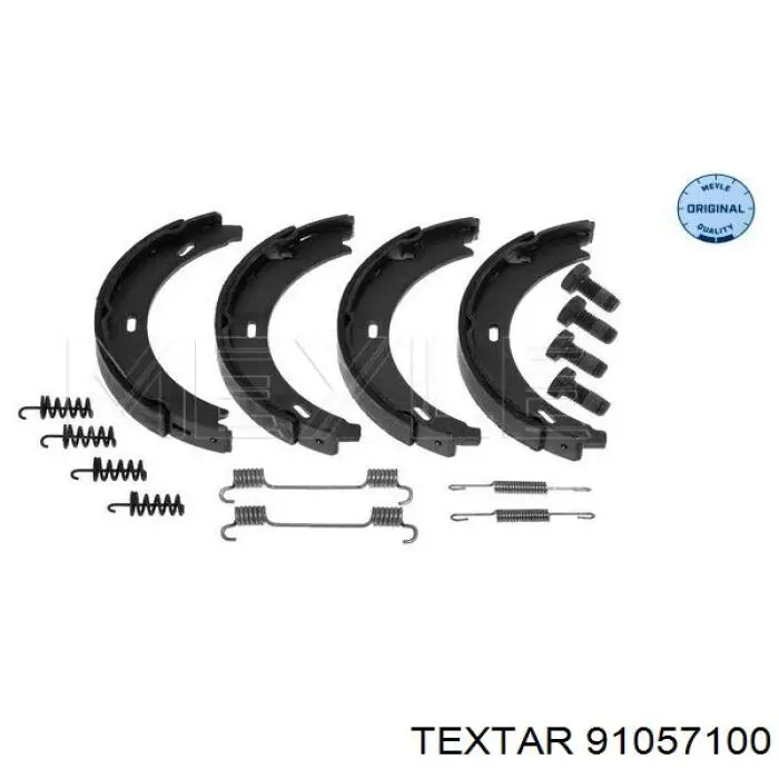 Juego de zapatas de frenos, freno de estacionamiento Mercedes E C124
