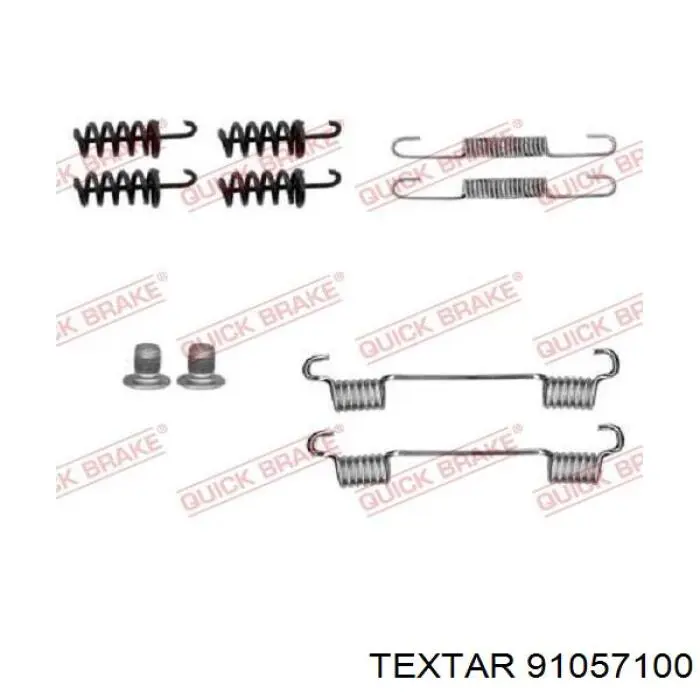 Juego de zapatas de frenos, freno de estacionamiento Mercedes E C124