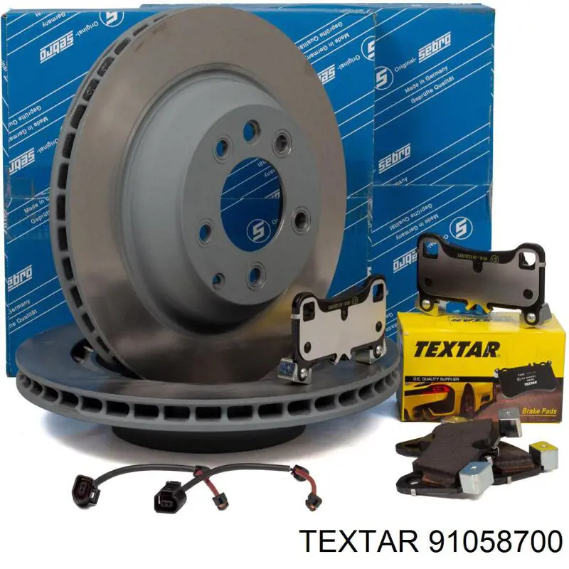 Juego de zapatas de frenos, freno de estacionamiento BMW 5 E39
