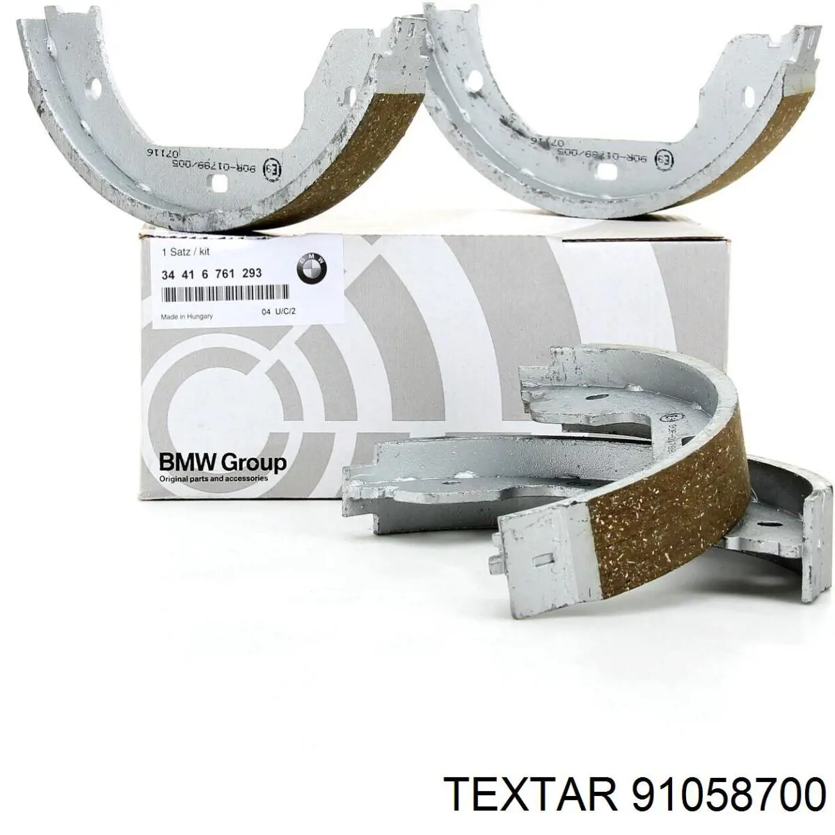 Juego de zapatas de frenos, freno de estacionamiento BMW 5 E39