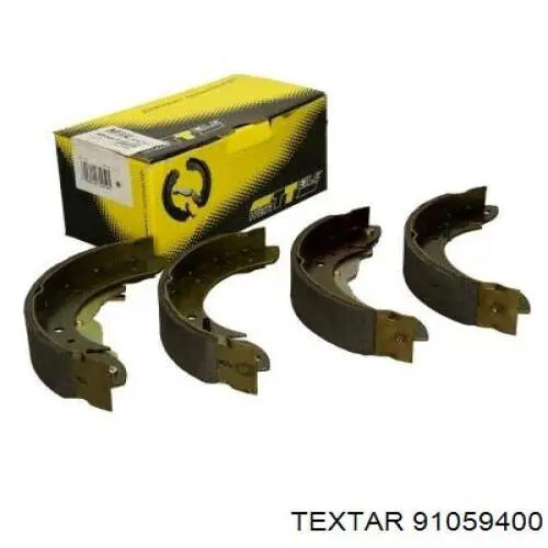 91059400 Textar Zapatas de freno de estacionamiento