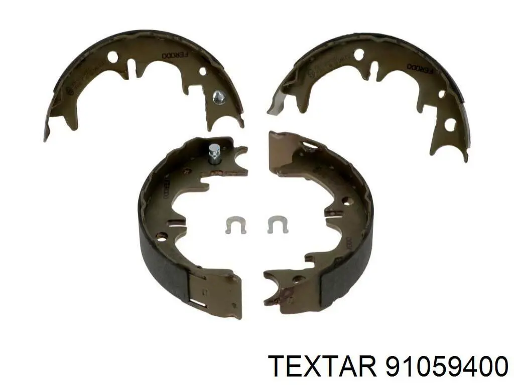 Comprar 91059400 Textar Juego de zapatas de frenos, freno de estacionamiento