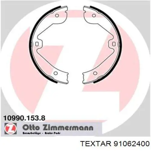 Comprar 91062400 Textar Juego de zapatas de frenos, freno de estacionamiento