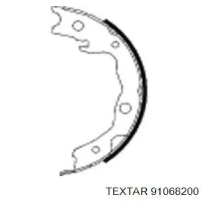 Juego de zapatas de frenos, freno de estacionamiento Nissan Tiida C11X