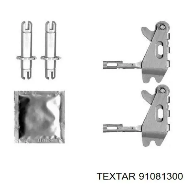 91081300 Textar juego de zapatas de frenos, freno de estacionamiento