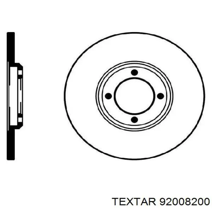 BS-1320C Optimal freno de disco delantero