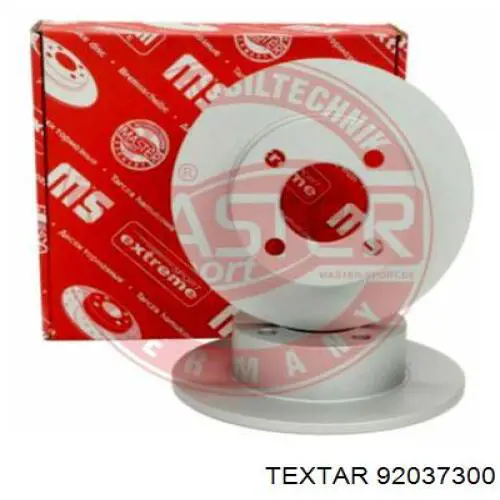 92037300 Textar disco de freno trasero