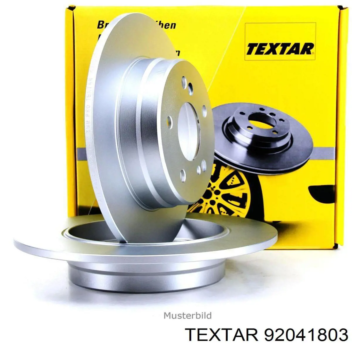 92041803 Textar disco de freno trasero