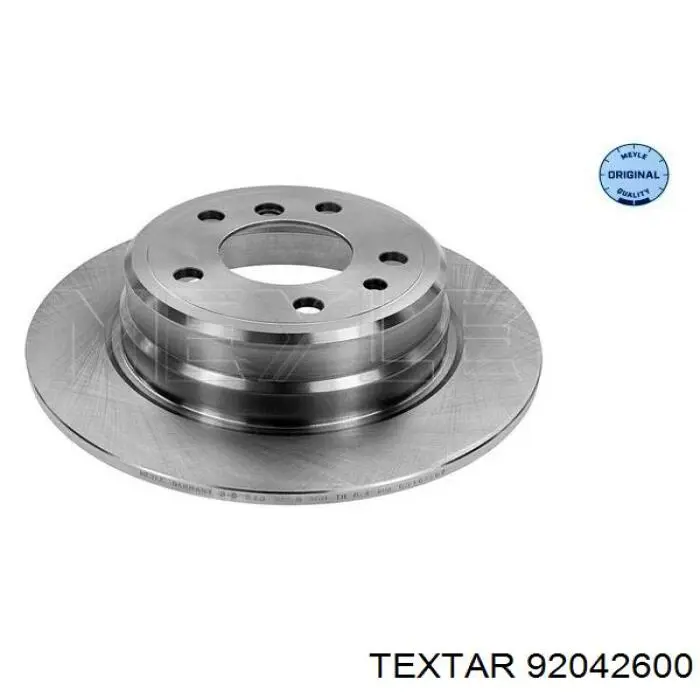 92042600 Textar disco de freno trasero