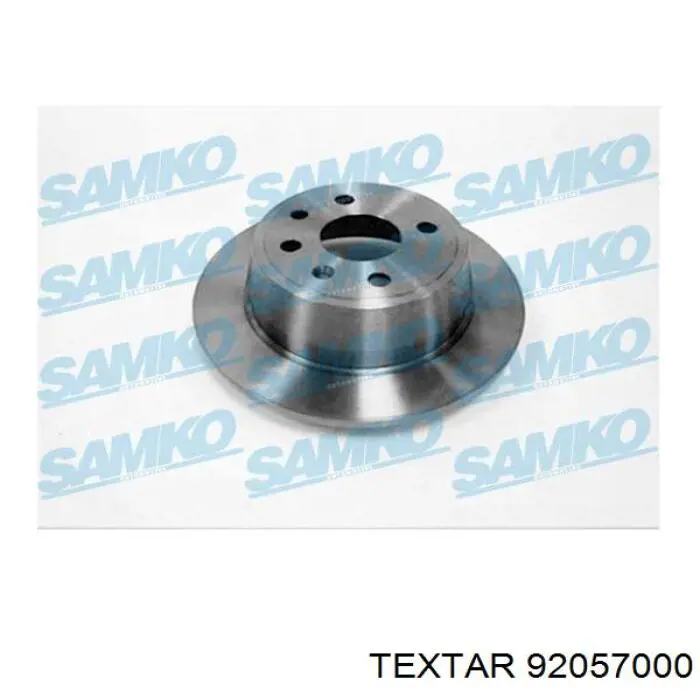 92057000 Textar Freno de disco trasero