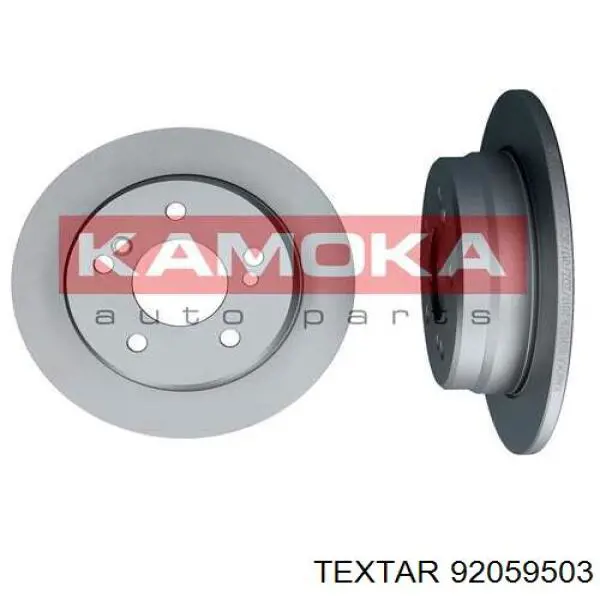 Disco de freno trasero 92059503 Textar