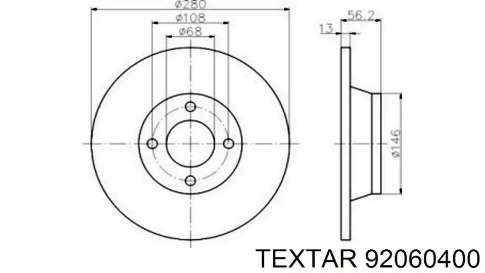 Frenos delanteros Textar 92060400 precio, desde 37,81 EUR