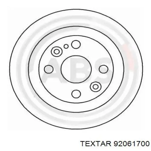 Disco de freno trasero Mazda 323 BG