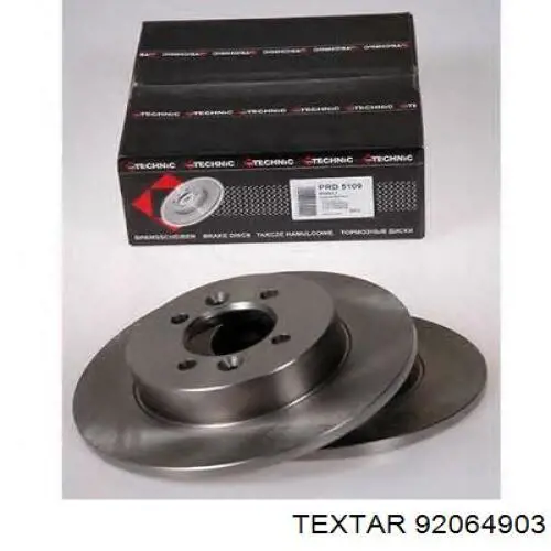 Comprar 92064903 Textar Disco de freno trasero